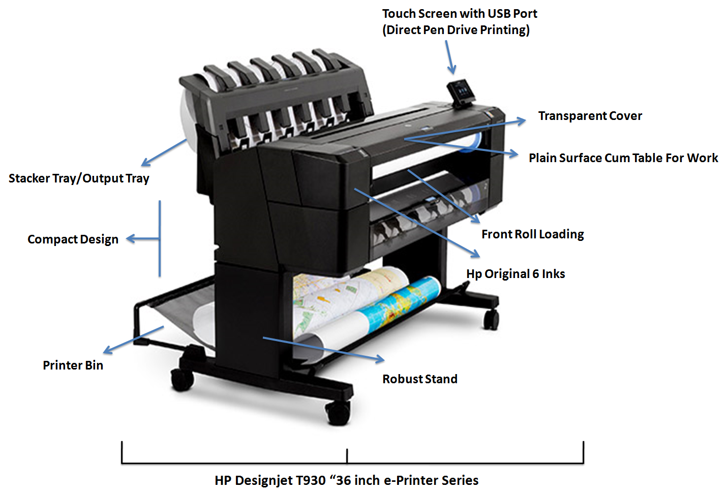 HP Designjet T930 inch Plotter Printer - HP India